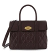 MULBERRY Bayswater quilted small leather tote bag