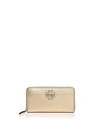 TORY BURCH MCGRAW ZIP LEATHER CONTINENTAL WALLET,46170