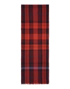 BURBERRY BURBERRY MAN SCARF RED SIZE - COTTON,46554016KD 1