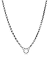 DAVID YURMAN WHEAT CHAIN NECKLACE WITH DIAMONDS, 17,N09495 SSADI17