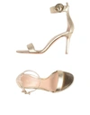 Gianvito Rossi Sandals In Gold