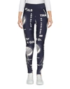 STELLA MCCARTNEY STELLA MCCARTNEY WOMAN LEGGINGS MIDNIGHT BLUE SIZE 0 POLYAMIDE, ELASTANE, METALLIC FIBER,13125133SX 10