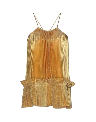 Stella Mccartney Tops In Gold