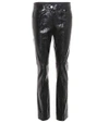 HELMUT LANG PATENT LEATHER TROUSERS,P00290679