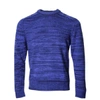 Lords Of Harlech Crosby Crewneck Sweater In Blue