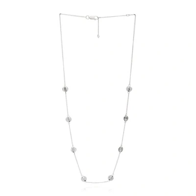Rachel Jackson London Multi Orb Necklace In Silver