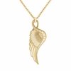 Cartergore Medium Gold Wing Pendant Necklace In Pendant
