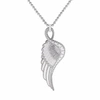 Cartergore Silver Wing Pendant Necklace