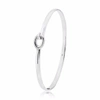 Auree Jewellery Ledbury Sterling Silver Hook Bangle