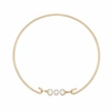 LILY & ROO GOLD CLUSTER PEARL BANGLE