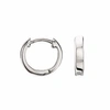 LILY & ROO Small Sterling Silver Plain Huggie Hoop Earrings