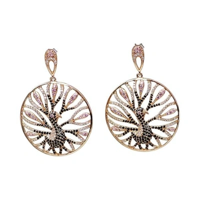 Bellus Domina Sterling Silver Phoenix Earrings