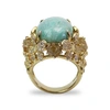 Bellus Domina Amazonite Cocktail Ring In Cocktail