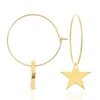 C.j.m Solid Star Hoops