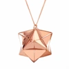 Origami Jewellery Large Magic Ball Necklace Rose Gold