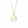 YASMIN EVERLEY JEWELLERY Leo Astrology Necklace In 9ct Gold