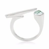 Neola Roxanne Silver Ring With Topaz In Silver