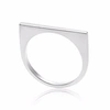 Neola Minerva Sterling Silver Stacking Ring In Stacking