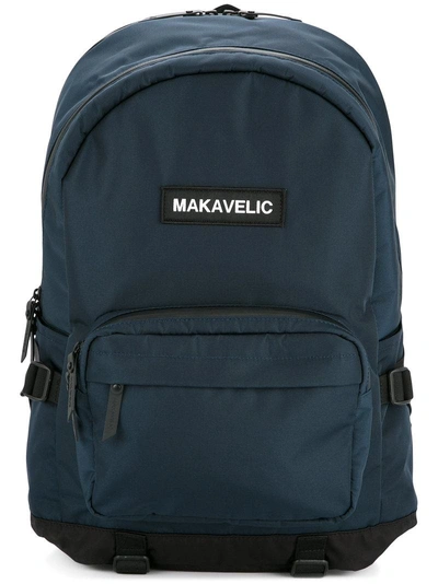Makavelic Trucks Ordinary Logo Backpack In Blue