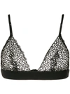 LA PERLA LA PERLA LACE TRIANGLE BRA - BLACK,906836B12486697