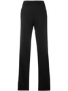 Givenchy Logo Trim Track Pants In Black