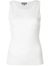 N•peal Cashmere Superfine Shell Top In White