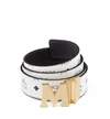 Mcm Claus M Reversible Belt 1.75" In Visetos In White | White
