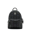 Mcm Stark Visetos Small Side-stud Backpack In Black