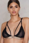 KISSKILL BIANCA BRALETTE - BLACK