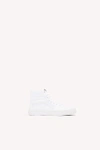 Vans Sk8 Hi Sneakers To Boot In Solid Colors In White