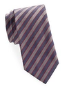 BRIONI Stripe Silk Tie,0400096792013