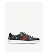 GUCCI NEW ACE BEE STAR LEATHER TRAINERS,89973882
