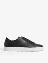 Axel Arigato Clean 90 Leather And Suede Trainers In Blk/white