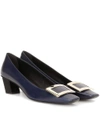 Roger Vivier Belle Vivier Patent Leather 45mm Block-heel Pumps