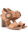 SEE BY CHLOÉ EMBELLISHED LEATHER SANDALS,P00292934-11
