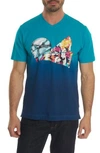 ROBERT GRAHAM INTO THE WIND KNIT GRAPHIC T-SHIRT,RR177021CF