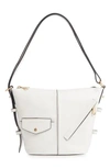 MARC JACOBS THE MINI SLING CONVERTIBLE LEATHER HOBO - WHITE,M0013260