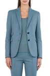 AKRIS PUNTO FANTASY JACQUARD KNIT BLAZER,860502097593