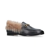 GUCCI WOOL LINED JORDAAN LOAFERS,P000000000005846856