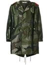 GIVENCHY camouflage parka coat,BM001W101112545976