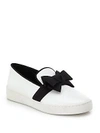MICHAEL KORS Val Bow Patent Leather Sneakers,0400095540313