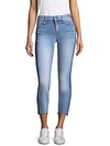 7 FOR ALL MANKIND Roxanne Cropped Step Hem Jeans,0400097002243