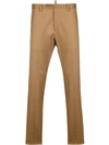 DSQUARED2 DSQUARED2 CLASSIC CHINO TROUSERS - BROWN,S74KB0103S4357512484876