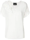 BOUTIQUE MOSCHINO RUFFLED NECK T,A0219113712546835