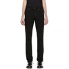 Valentino Rockstud Untitled Twill Trousers In Black