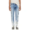 FEAR OF GOD FEAR OF GOD INDIGO SELVEDGE DENIM PAINTERS JEANS,5C-17-SDVJ-PIND