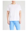 Derek Rose Riley Crewneck Jersey T-shirt, White In White