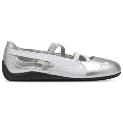 Puma Womens  Speedcat Ballet Metallic In Silver Metallic/white