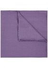 ARMANI COLLEZIONI PURPLE JACQUARD SILK POCKET SQUARE