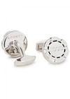 TATEOSSIAN RHODIUM-PLATED POKER CHIP CUFFLINKS